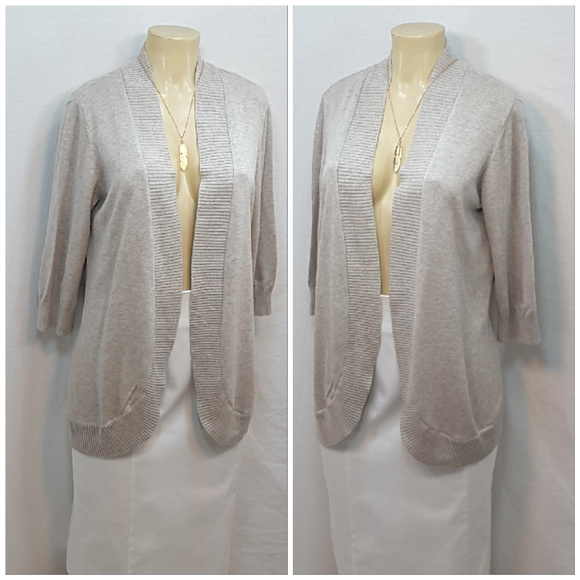 89th & MADISON, Open Flyaway Cardigan, size XL X L - Picture 2 of 8